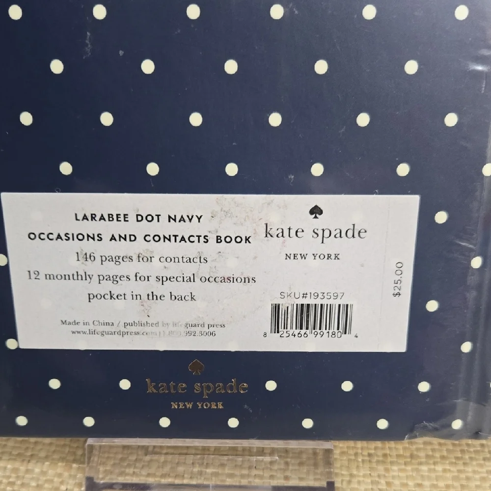 Kate Spade Address & Occasions Book